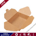 Many Size Optional Food Grade Kraft Paper Box for Cake Sushi Packaging with Clear Window